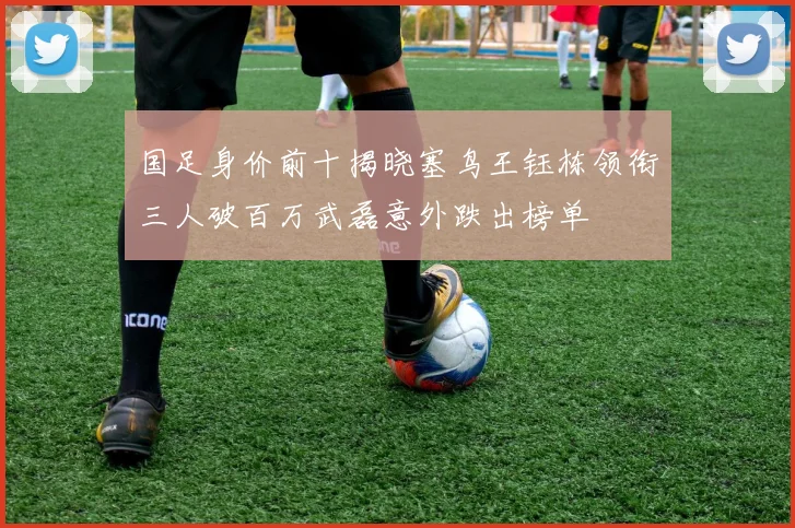 国足身价前十揭晓塞鸟王钰栋领衔三人破百万武磊意外跌出榜单